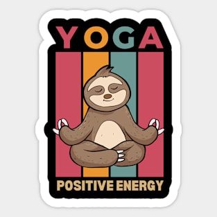 Yoga Positive energy Sticker